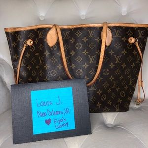 ♥️SOLD♥️Louis Vuitton Neverfull MM Monogram